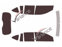 Tönungsfolienkit Jeep Compass (1) 5-Türer (2006 - 2017) Tönungsfolienkit Jeep Compass (1) 5-Türer (2006 - 2017)