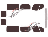 Kit film teinté Renault Trafic (2) Long 5 portes (2002 - 2015) Kit film teinté Renault Trafic (2) Long 5 portes (2002 - 2015)