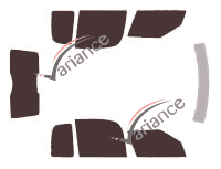 Skoda Roomster 5-door tinted film kit (2006 - 2015) Skoda Roomster 5-door tinted film kit (2006 - 2015)