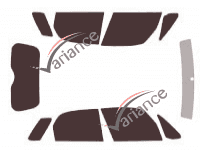 Suzuki SX4 (1) 5-door (2006 - 2014) tinted film kit Suzuki SX4 (1) 5-door (2006 - 2014) tinted film kit