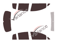 Volkswagen Golf (5) Plus 5-door (2003 - 2009) tinted film kit Volkswagen Golf (5) Plus 5-door (2003 - 2009) tinted film kit