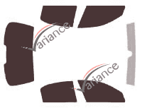 Kit de láminas tintadas Alfa Romeo 159 Sedán 4 puertas (2005 - 2011) Kit de láminas tintadas Alfa Romeo 159 Sedán 4 puertas (2005 - 2011)