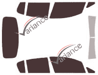 Tinted film kit Opel Corsa (D) 5-door (2006 - 2014) Tinted film kit Opel Corsa (D) 5-door (2006 - 2014)