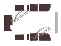 Jeep Wrangler (3) 5-door tinted film kit (2007 - 2011) Jeep Wrangler (3) 5-door tinted film kit (2007 - 2011)