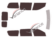 Tinted film kit Renault Logan (1) MCV Break 6 doors (2006 - 2013) Tinted film kit Renault Logan (1) MCV Break 6 doors (2006 - 2013)