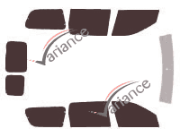 Tinted film kit Dacia Logan (1) MCV Estate 6 doors (2007 - 2013) Tinted film kit Dacia Logan (1) MCV Estate 6 doors (2007 - 2013)