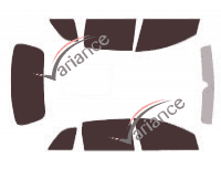 Tinted film kit Fiat Croma Break 5 doors (2005 - 2012) Tinted film kit Fiat Croma Break 5 doors (2005 - 2012)