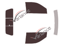 Kit film teinté Fiat Strada (1) Smple Cab Pick-up 2 portes (1998 - 2007)
