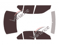 Tinted film kit Bmw Serie 3 (3) Sedan 4 doors (1990 - 1999) Tinted film kit Bmw Serie 3 (3) Sedan 4 doors (1990 - 1999)