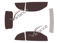 Chevrolet Cavalier (3) 2-door convertible (1995 - 2005) tinted film kit Chevrolet Cavalier (3) 2-door convertible (1995 - 2005) tinted film kit