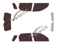 Tinted film kit Daihatsu Terios (2) 5 doors (2006 - 2017) Tinted film kit Daihatsu Terios (2) 5 doors (2006 - 2017)