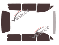 Hyundai Satellite (1) 5-door short (1997 - 2007) tinted film kit Hyundai Satellite (1) 5-door short (1997 - 2007) tinted film kit