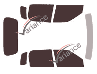 Kit de lámina tintada Suzuki Ignis Court 5 puertas (2000 - 2007) Kit de lámina tintada Suzuki Ignis Court 5 puertas (2000 - 2007)