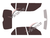 Peugeot tinted film kit 306 (1) 5 doors (1998 - 2002) Peugeot tinted film kit 306 (1) 5 doors (1998 - 2002)