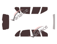 Tinted film kit Renault Scenic (1) 5 doors (1996 - 2003) Tinted film kit Renault Scenic (1) 5 doors (1996 - 2003)