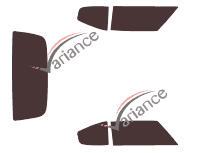 Chevrolet Chevelle Coupe 2 door tinted film kit (1969 - 1977) Chevrolet Chevelle Coupe 2 door tinted film kit (1969 - 1977)