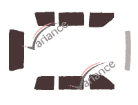 Chrysler Voyager (2) 5-door tinted film kit (1990 - 1996) Chrysler Voyager (2) 5-door tinted film kit (1990 - 1996)