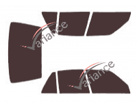 Peugeot tinted film kit 205 (1) 5 doors (1983 - 1999) Peugeot tinted film kit 205 (1) 5 doors (1983 - 1999)