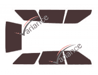 Kit pellicola colorata Renault R 21 (1) Nevada Break 5 porte (1986 - 1995) Kit pellicola colorata Renault R 21 (1) Nevada Break 5 porte (1986 - 1995)