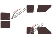 Tinted film kit Renault Express (1) 4 door van (1985 - 2000) Tinted film kit Renault Express (1) 4 door van (1985 - 2000)