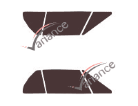 Tinted film kit Peugeot 306 (1) Cabriolet 2 doors (1993 - 2002) Tinted film kit Peugeot 306 (1) Cabriolet 2 doors (1993 - 2002)