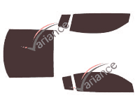 Audi R8 (1) 2-door Coupe (2007 - 2014) tinted film kit Audi R8 (1) 2-door Coupe (2007 - 2014) tinted film kit