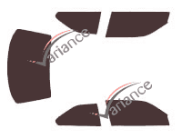 Tinted film kit Bmw Serie 3 (3) Coupe 2 portes (1992 - 1999) Tinted film kit Bmw Serie 3 (3) Coupe 2 portes (1992 - 1999)