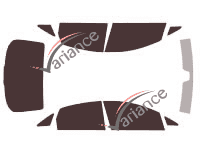 Kit de láminas tintadas Fiat Linea Sedan 4 puertas (2008 - 2018) Kit de láminas tintadas Fiat Linea Sedan 4 puertas (2008 - 2018)