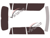 Kit film teinté Scion xB 5 portes (2007 - 2015)