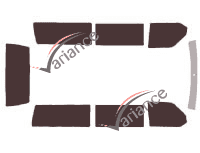 Kit film teinté Volkswagen Transporter T4 (4) Long 4 portes (1990 - 2003) Kit film teinté Volkswagen Transporter T4 (4) Long 4 portes (1990 - 2003)