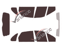 Tinted film kit Renault Scenic (1) RX4 5 doors (1996 - 2003) Tinted film kit Renault Scenic (1) RX4 5 doors (1996 - 2003)