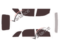 Chevrolet Equinox (1) 5-door (2005 - 2010) tinted film kit Chevrolet Equinox (1) 5-door (2005 - 2010) tinted film kit