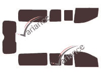 Kit film teinté Peugeot Expert (2) Long 5 portes (2007 - 2017) Kit film teinté Peugeot Expert (2) Long 5 portes (2007 - 2017)