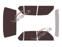 Tinted film kit Bmw Serie 7 / i7 (1) 4-door sedan (1977 - 1987) Tinted film kit Bmw Serie 7 / i7 (1) 4-door sedan (1977 - 1987)