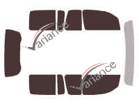 Chevrolet HHR 5-door tinted film kit (2005 - 2011) Chevrolet HHR 5-door tinted film kit (2005 - 2011)