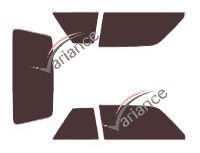 Peugeot tinted film kit 104 3 doors (1972 - 1988) Peugeot tinted film kit 104 3 doors (1972 - 1988)