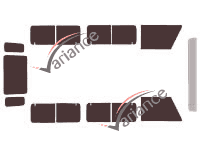 Kit de láminas tintadas para Land Rover Defender (1) pick-up de 3 puertas (1983 - 2017) Kit de láminas tintadas para Land Rover Defender (1) pick-up de 3 puertas (1983 - 2017)