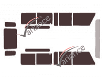 Land Rover Defender (2) 5 puertas kit de lámina tintada (2002 - 2017) Land Rover Defender (2) 5 puertas kit de lámina tintada (2002 - 2017)