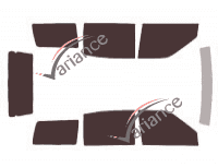 Ford Maverick (2) 5-door tinted film kit (1993 - 2001) Ford Maverick (2) 5-door tinted film kit (1993 - 2001)