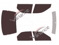 Tinted film kit Honda Civic (5) Sedan 4 doors (1992 - 1995) Tinted film kit Honda Civic (5) Sedan 4 doors (1992 - 1995)