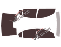 Pontiac G8 5-door Sedan tinted film kit (2008 - 2011) Pontiac G8 5-door Sedan tinted film kit (2008 - 2011)