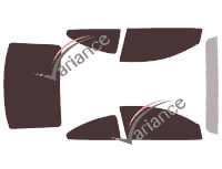 Pontiac GTO Coupe 3 door tinted film kit (2004 - 2007) Pontiac GTO Coupe 3 door tinted film kit (2004 - 2007)