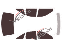 Chevrolet Impala (6) 4-door sedan (1990 - 1994) tinted film kit Chevrolet Impala (6) 4-door sedan (1990 - 1994) tinted film kit