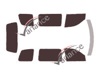 Pontiac Trans Sport (1) Short 5-door tinted film kit (1990 - 1998) Pontiac Trans Sport (1) Short 5-door tinted film kit (1990 - 1998)