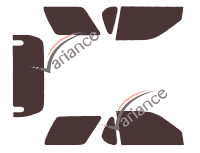 Kit film teinté Opel Frontera (B) 3 portes (1998 - 2005) Kit film teinté Opel Frontera (B) 3 portes (1998 - 2005)