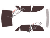 Chevrolet Impala (9) 4-door sedan (2006 - 2013) tinted film kit Chevrolet Impala (9) 4-door sedan (2006 - 2013) tinted film kit