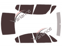 Suzuki SX4 (1) 4-door sedan (2006 - 2015) tinted film kit Suzuki SX4 (1) 4-door sedan (2006 - 2015) tinted film kit