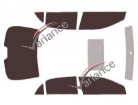 Toyota Corolla (10) Sedan 4-door (2008 - 2013) tinted film kit Toyota Corolla (10) Sedan 4-door (2008 - 2013) tinted film kit