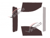 Toyota Hilux (7) 2-door pick-up (2005 - 2013) tinted film kit Toyota Hilux (7) 2-door pick-up (2005 - 2013) tinted film kit