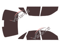 Kit film teinté Audi 100 (4) Berline 4 portes (1995 - 1997) Kit film teinté Audi 100 (4) Berline 4 portes (1995 - 1997)